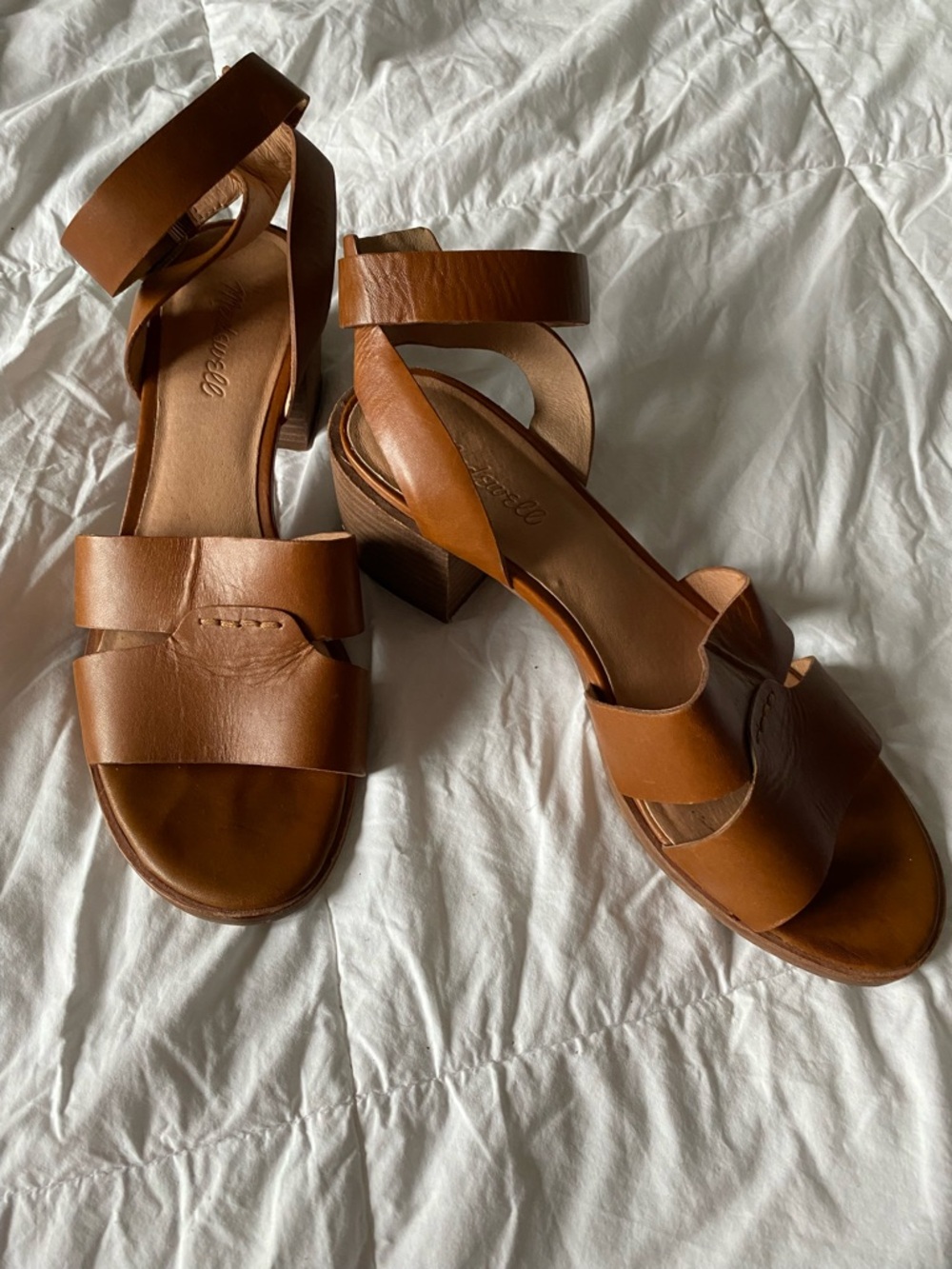 Madewell Brown Leather Sandals, 9.5
